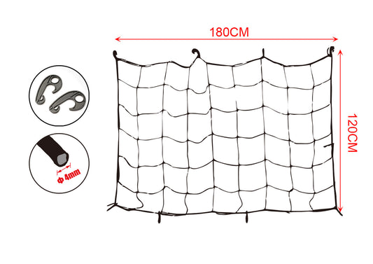 Rete Portabagagli Elastica 120x180cm