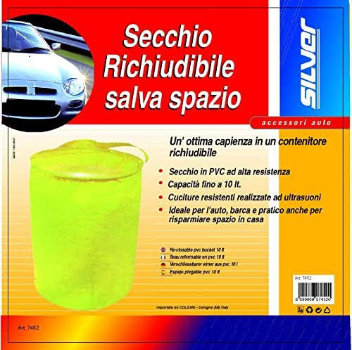 Secchio Richiudibile Salvaspazio per Auto 10 lt