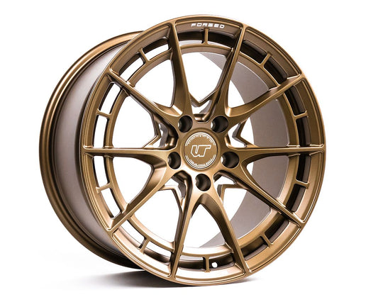 VR Forged D03-R Wheel Package Nissan 400Z 19x9.5 19x10.5 Satin Bronze