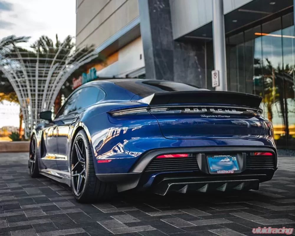 VR Aero Carbon Fiber Trunk Spoiler Porsche Taycan Turbo | Turbo S