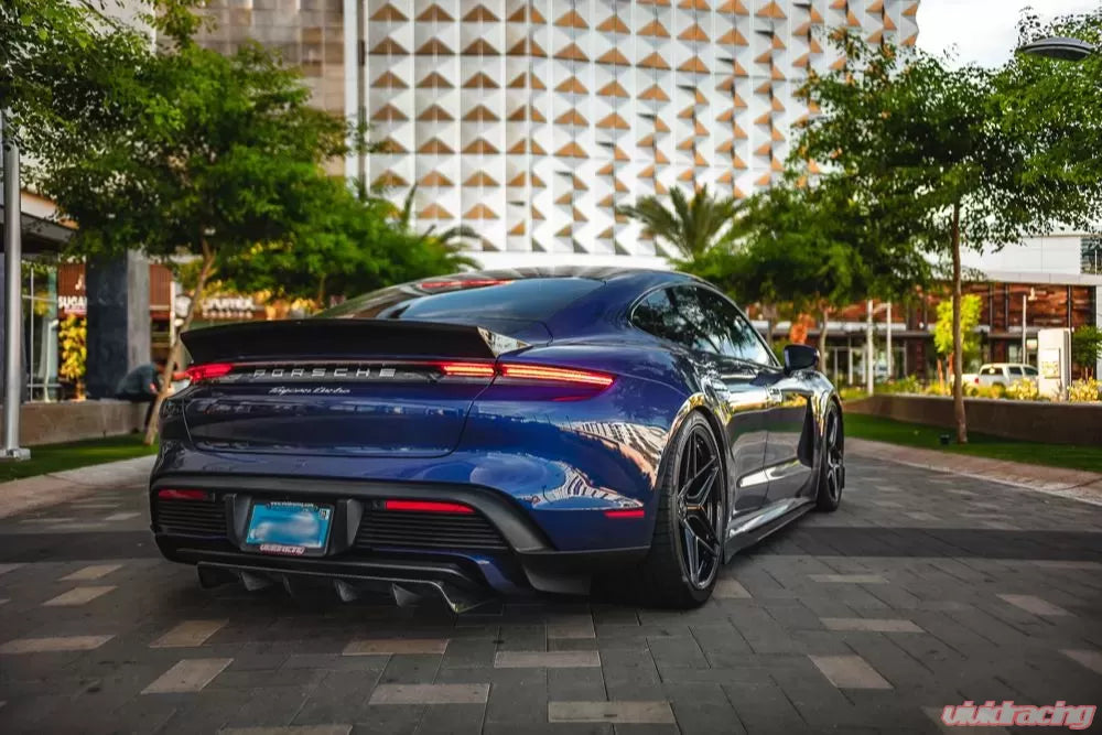 VR Aero Carbon Fiber Trunk Spoiler Porsche Taycan Turbo | Turbo S