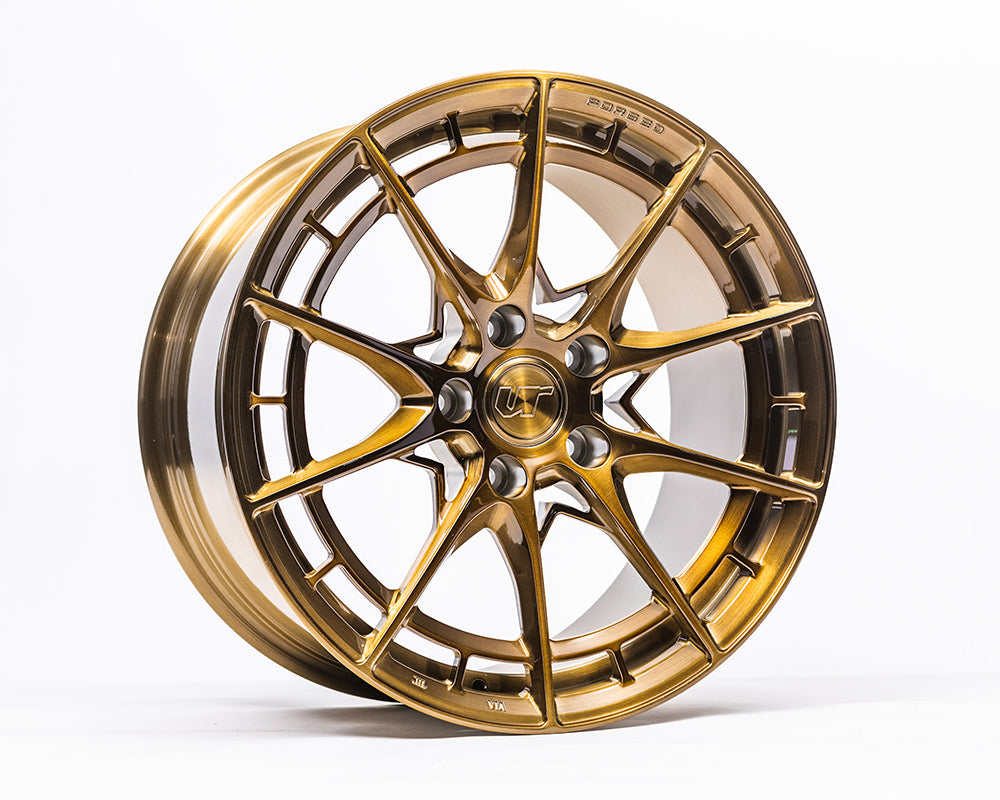 VR Forged D03-R Wheel Package Honda Civic Type-R 18x9.5 Brushed Gold